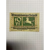 Нотгельд 10 пфеннигов 1921 год. -2712