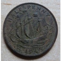 Пол пенни 1945 Великобритания
