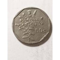 Мальта 50 центов 1991