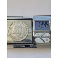 50 центов США 1893 года (Колумбийская выставка). Серебро 900 пробы. S45477.