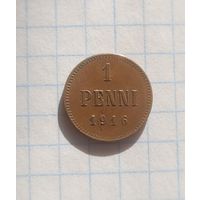 1 пенни 1916 года