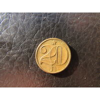 ЧССР. 20 геллеров. 1982. С 20 копеек. Распродажа коллекции. Смотрите другие лоты.