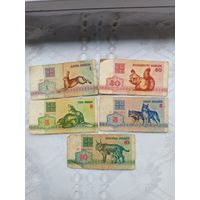 Банкноты  Беларусь.1992г.