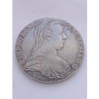 Талер Тереза, 1780 г, серебро.