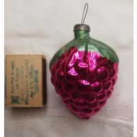 Елочная игрушка ягода, Малина, каталог Культигрушка 50-60 гг