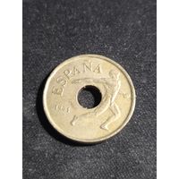 Испания 25 песет 1991 XXV летние Олимпийские Игры Барселона 1992 Эмблема Олимпиады