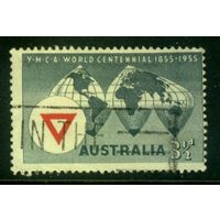 Австралия - 1955 [Mi. 256] Гашеная (AU04)