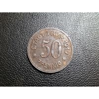 Германия (нотгельды) 50 пфеннигов 1919 Город Трир (магнетик)