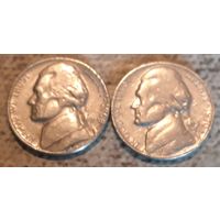 5 центов 1969 или 1970 США МД Денвер