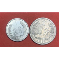 Китай 2 монеты