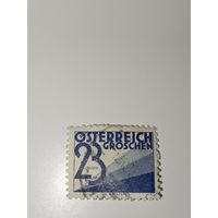 Австрия 1925. Стандарт. Доплатная марка