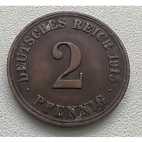Германия 2 пфеннига, 1915 A  4-4-39