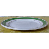 Тарелка-2 эпохи СССР. Будянский фаянсовый завод - Серп и Молот (Буды), 1957-1965 гг