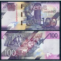 Кения 100 шиллингов 2019 год, UNC