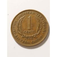 Британские Карибы 1 цент 1960