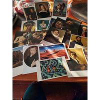 Открытки Живопись. 20 штук. Из разных наборов ./Д