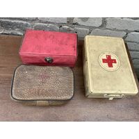 Три ретро АВТО аптечки одним лотом