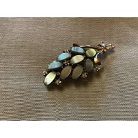 Брошь Веточка люцит Англия 60-е