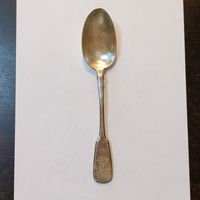 Ложка столовая, серебро 84 проба, Фаберже