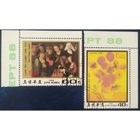 КНДР 1988 живопись.