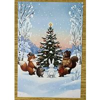 Открытка для посткроссинга чистая 10х15 см. (на тонкой бумаге)