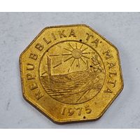 Мальта 25 центов 1975 год