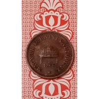 Венгрия 2 филлера 1906