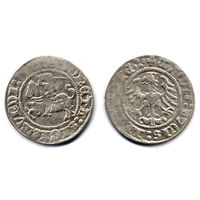 Полугрош 151?, Жигимонт Старый, Вильно. Окончания легенд: Ав - ':15?', Рв - 'LITVANIE.:.'