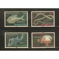 Ниуафооу-1989 (Мих.135-138) , ** , Морская фауна, Рыбы(полная серия),
