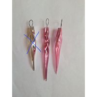 Елочные мини игрушки Сосульки( льдинки) из набора Малютка