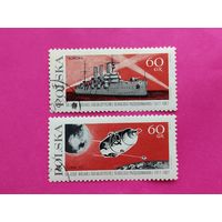 Польша. 50 лет Великого Октября. ( 2 марки ) 1967 года. 3-17.