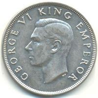 Новая Зеландия. 1/2 кроны 1940 г. 100 лет Новой Зеландии.