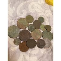 Большая куча монет Российской Империи