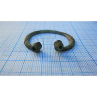 Фибула. Бронза, литье.