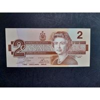 2 доллара 1986 года. Канада. UNC. Распродажа.