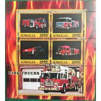 Сомали 2016. Пожарный транспорт. Малый лист