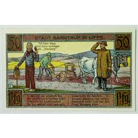 РАСПРОДАЖА!!! - ГЕРМАНИЯ БАРНТРУП (Северный РЕЙН-ВЕСТФАЛИЯ) 50 пфеннигов 1921 год - BU!