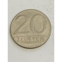 Польша 20 злотых 1989