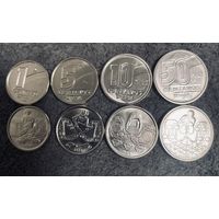 Бразилия набор 4 монеты 1989-1992 1 5 10 50 сентаво UNC