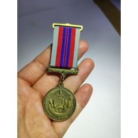 За вклад в обеспечении правопорядка.