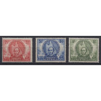 Австралия 1946** 100 летие экспедиции Митчела серия 3 марки SG#216-218