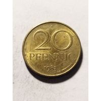 ГДР 20 пфенинг 1983