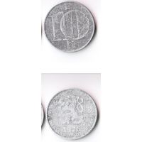 10 геллеров Чехословакия 1975 года