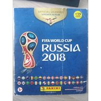 Журнал для наклеек Panini Russia 2018. Частично заполнен. Торг.