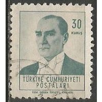 Турция. Кемаль Ататюрк. Первый Президент. 1961г. Mi#1818.