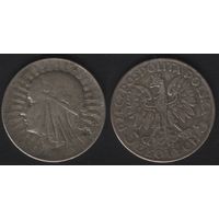 Польша y21 5 злотых 1934 год Ядвига