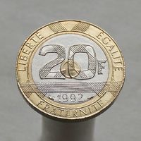 Франция 20 франков 1992