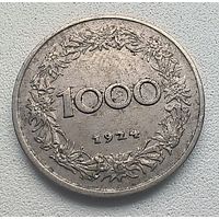 Австрия 1000 крон 1924   7-13-6