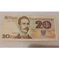 Польша, 20 злотых, 1982 год (однолитерная серия Y)