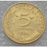 Франция, 5 сантимов 1994 г.